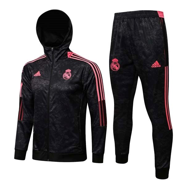 Chaqueta Con Capucha Real Madrid 2022 Gris Rosa